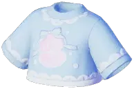 Pearl Oyster Ruffle T-Shirt