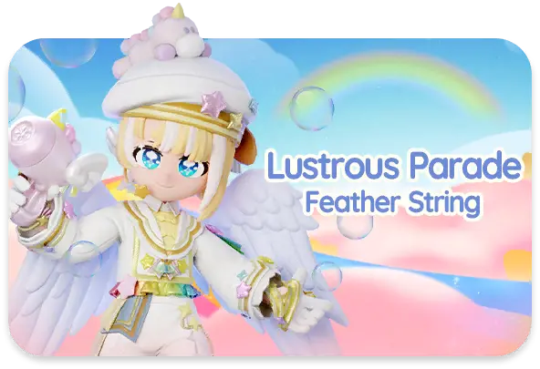 Lustrous Parade (Feather String)