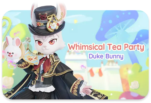 Whimsical Tea Party (Duke Bunny)