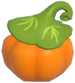 Huge Orange Grimkin Pumpkin