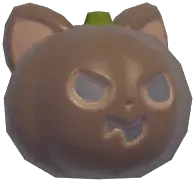 Huge Kitty Pumpkin Head