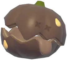 Huge Broken Pumpkin Head