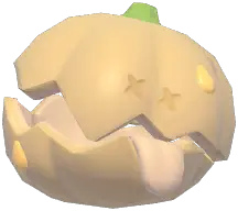 Huge Broken Pumpkin Head