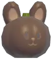 Bunny Pumpkin Head
