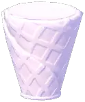 Ice Cream Cone Snow Sculpture