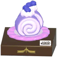 Violet Roll Cake