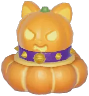 Huge Kitty Pumpkin Head