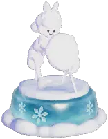Certified Mark (Rabbit Nia Snow Sculpture)