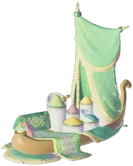 Gold Sand Silk Canopy Spice Boat