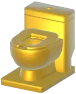 Gold Toilet