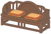 Lunar 2-Seat Wooden Sofa