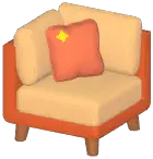 Festive Minimalist Corner Sofa