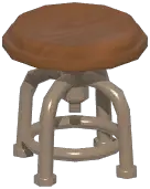 Light Brown Industrial Stool