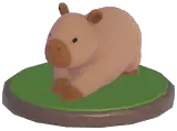 Adult Capybara Ornament