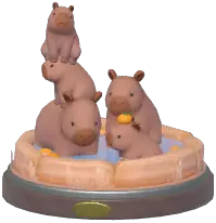 Onsen Capybara Ornament