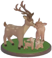 Deer Family Ornament