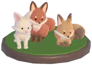 Adult Foxes Ornament