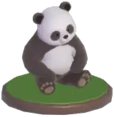 Adult Panda Ornament