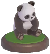 Sitting Panda Ornament