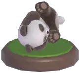 Rolling Panda Ornament