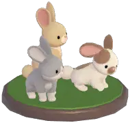 Adult Bunnies Ornament