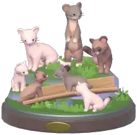 Utopian Ferret Ornament