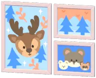 Forest Deer Wall Art