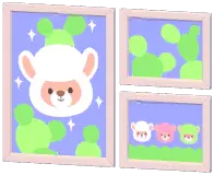 Alpaca Family Wall Art