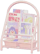 Floor Standing Magazine Rack