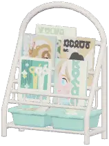 Floor Standing Magazine Rack
