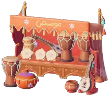 Gold Sand Instrument Stall