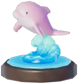 Surfing Dolphin Ornament