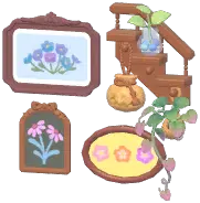 Botanical Scene Wall Decor