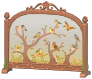 Bird Flock Glass Screen
