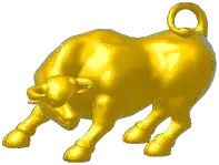 Golden Bull Ornament