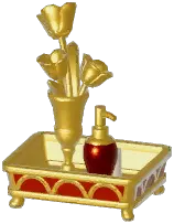 Golden Incense Tray