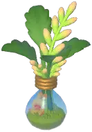 Light Bulb-Shaped Potted Plant
