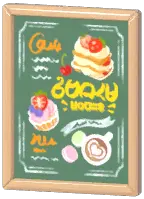 Café Chalkboard Menu