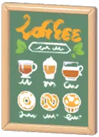 Café Chalkboard Menu