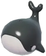 Black Splash Whale