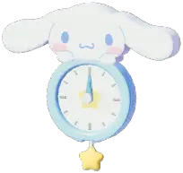 Cinnamoroll Hanging Clock