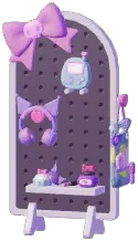 Kuromi Standing Pegboard