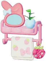 My Melody Vanity Shelf