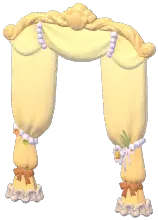 Cream Sheer Curtain