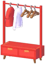 Festive Minimalist Clothes Rack