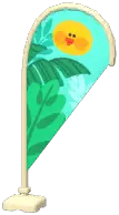 Beach Yellow Duck Advertising Flag