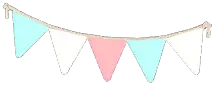 Bright Pennant Banner
