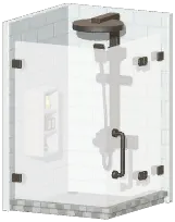 Simplistic Shower Enclosure