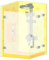 Simplistic Shower Enclosure