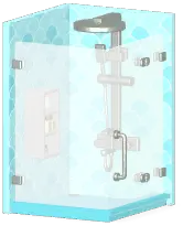 Simplistic Shower Enclosure
